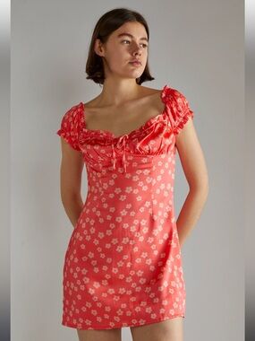 NWT Dollcore Mini Dress Pink Floral Polly Pocket Size 6